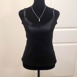 Vintage Rare 80's Chic Yorke&Cole Paris Top Fits XS/S Black